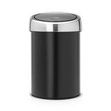 Load image into Gallery viewer, Brabantia Soft Touch Bin, 3 Liters - Matt Black