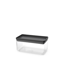 Load image into Gallery viewer, Brabantia Tasty+ Stackable Canister, 1.5 litres - Dark Grey