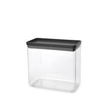 Load image into Gallery viewer, Brabantia Tasty+ Stackable Canister, 3.5 litres - Dark Grey