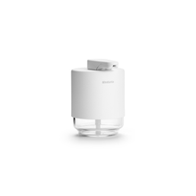 Load image into Gallery viewer, Brabantia MindSet Soap Dispenser - Mineral Fresh White, side view.