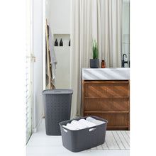 Load image into Gallery viewer, Curver Softex Laundry Basket - 45 Liters, Grey