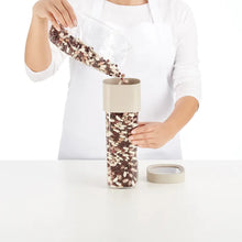 Load image into Gallery viewer, Lekue Flip Food Storage Set of 3 Containers and 2 Accessories - Translucent Green