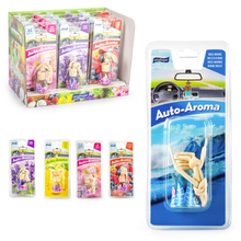 Load image into Gallery viewer, Amahogar Hanging Decorated Car Perfume, 15ml - Assorted --
