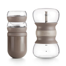 Load image into Gallery viewer, Lekue Calm Tea Ritual Ceremony Set- Set of 4 Pieces, Teapot + 2 Tea Cups + Jar