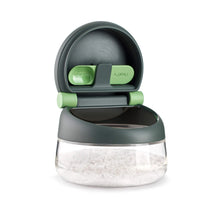 Load image into Gallery viewer, Lekue Salt Glass Cellar / Container with Spoon - 500ml