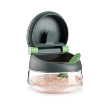 Load image into Gallery viewer, Lekue Salt Glass Cellar / Container with Spoon - 500ml