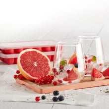 Load image into Gallery viewer, Lekue Rectangular Ice Tray with Lid - Turquoise