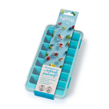 Load image into Gallery viewer, Lekue Rectangular Ice Tray with Lid - Turquoise