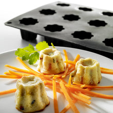 Load image into Gallery viewer, Lekue Mini Cannelé Bordelais Silicone Mold with 18 Cavities - Black