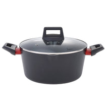 Load image into Gallery viewer, Luigi Ferrero Rosso Cooking Pots with Glass Lids - Available in 3 Sizes