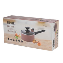 Load image into Gallery viewer, Muhler Kikka Saucepan with Lid - 16 x 8cm, 1.5 Liters
