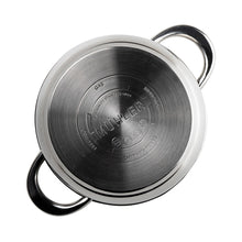 Load image into Gallery viewer, Muhler Cooking Pot with Glass Lid - 7 Liters, Stainless Steel
