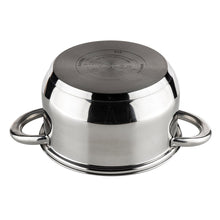 Load image into Gallery viewer, Muhler Cooking Pot with Glass Lid - 7 Liters, Stainless Steel