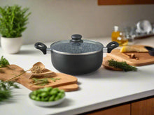 Load image into Gallery viewer, Muhler Petra Cooking Pots with Glass Lids - 3 Liters or 4.8 Liters, Grey