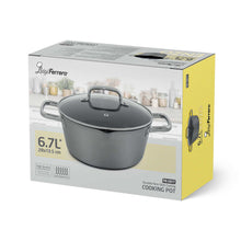 Load image into Gallery viewer, Luigi Ferrero Enzo Cooking Pots with Glass Lids - Available in 3 Sizes