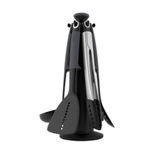 Load image into Gallery viewer, Joseph Joseph Elevate Kitchen Utensils Carousel, Set of 7 with Tongs, Grey