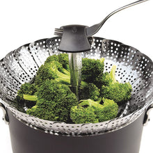 Load image into Gallery viewer, OXO Good Grips Pop-Up Steamer with Extendable Handle - Stainless Steel, 28cm