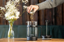 Load image into Gallery viewer, Vialli Design Tea Pot with French Press Senso - 1000ml, Black