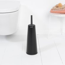 Load image into Gallery viewer, Brabantia ReNew Toilet Brush and Holder - Matt Black