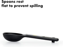 Load image into Gallery viewer, OXO Good Grips Set of 6 Measuring Spoons + Scraper - Black