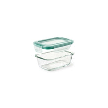 Load image into Gallery viewer, OXO Good Grips Smart Snap Seal Glass Rectangular Container - 378ml
