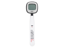 Load image into Gallery viewer, OXO Good Grips Digital Instant Read Food Thermometer - Stainless Steel, top view.