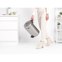 Load image into Gallery viewer, Brabantia New Icon Pedal Bin, 12 Liters - Matt Steel Fingerprint Proof