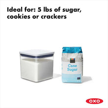 Load image into Gallery viewer, OXO Good Grips Pop Container - Big Square Short, 2650ml, ideal for sugar, cookies and crackers.