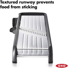 Load image into Gallery viewer, OXO Good Grips Chef's Mandoline 2.0 - Metric System, textured runway.
