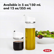Load image into Gallery viewer, OXO Good Grips Precision Pour Glass Dispenser - 150ml and 355ml, lifestyle image.