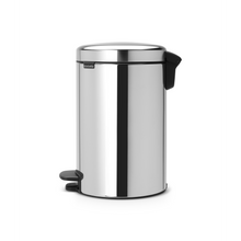 Load image into Gallery viewer, Brabantia New Icon Pedal Bin, 12 Liters - Brilliant Steel