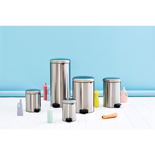 Load image into Gallery viewer, Brabantia New Icon Pedal Bin, 12 Liters - Matt Steel
