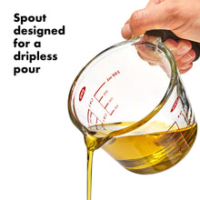 Load image into Gallery viewer, OXO Good Grips Glass Measuring Cup - 250ml, spout designed for dripless pour.