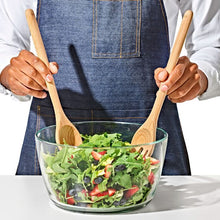 Load image into Gallery viewer, Lifestyle image of OXO Good Grips Beechwood Salad Servers, 2-Piece Set.
