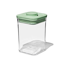 Load image into Gallery viewer, OXO Good Grips Pop Container Set with Mini Scoops - Limited Edition Pistachio, Set of 3, angled view.