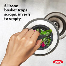Load image into Gallery viewer, OXO Good Grips 2-in-1 Silicone Sink Strainer with Stopper
