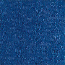 Load image into Gallery viewer, Ambiente Embossed Napkins Elegance Navy - Available in 2 sizes