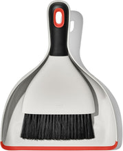 Load image into Gallery viewer, OXO Good Grips Dust Pan & Brush Set - White/ Black