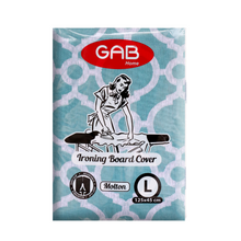 Load image into Gallery viewer, Gab Home Ironing Board Covers with 5mm Foam, Blue with Patterns - Medium or Large