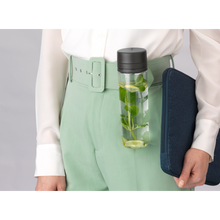 Load image into Gallery viewer, Brabantia Make & Take Water Bottle with Strainer, 0.5L - Dark Grey