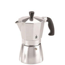 Load image into Gallery viewer, Gefu Lucino Espresso Maker - 3 cups or 6 cups, Stainless Steel