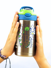 Load image into Gallery viewer, Contigo Fire Dragon Stainless Steel Water Bottle - 380ml