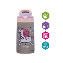 Load image into Gallery viewer, Contigo Flying Unicorn Stainless Steel Water Bottle - 380ml