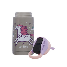 Load image into Gallery viewer, Contigo Flying Unicorn Stainless Steel Water Bottle - 380ml