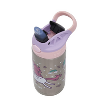 Load image into Gallery viewer, Contigo Flying Unicorn Stainless Steel Water Bottle - 380ml