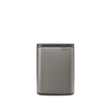 Load image into Gallery viewer, Brabantia Bo Waste Bin, 7L - Platinum