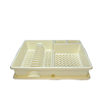 Load image into Gallery viewer, Gab Plastic Dish Drying Rack with Tray - 48.5 x 38 x 9cm, Available in Several Colors