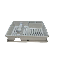 Load image into Gallery viewer, Gab Plastic Dish Drying Rack with Tray - 48.5 x 38 x 9cm, Available in Several Colors