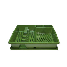 Load image into Gallery viewer, Gab Plastic Dish Drying Rack with Tray - 48.5 x 38 x 9cm, Available in Several Colors