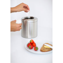 Load image into Gallery viewer, Brabantia Table Bin, Metal Top, 2.3 Litres - Matt Steel